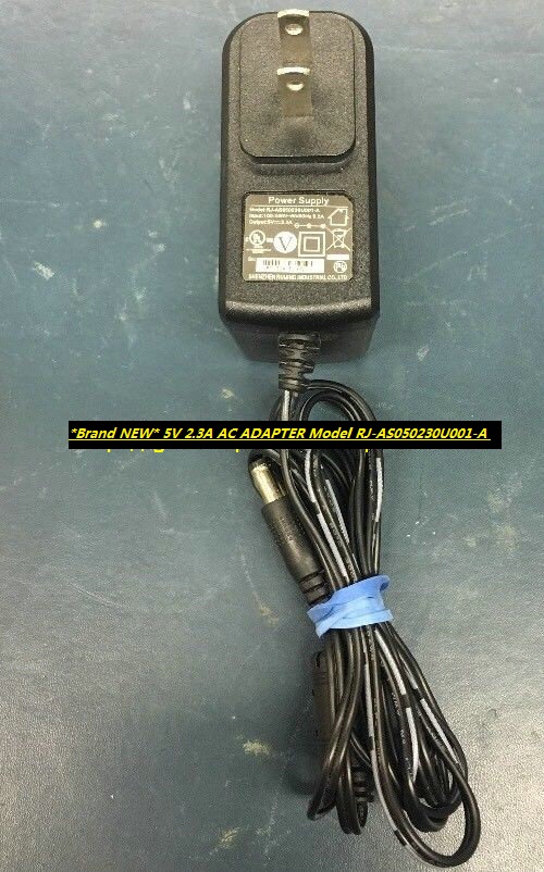 *Brand NEW* 5V 2.3A AC ADAPTER Model RJ-AS050230U001-A Power Supply